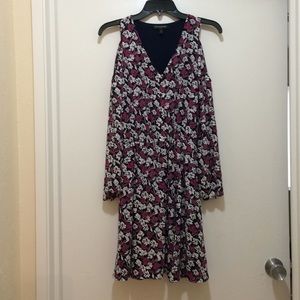 Cold shoulder banana republic dress